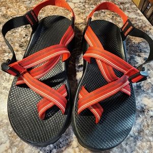 Chaco Outdoor Sandal Men's Red Black Strap